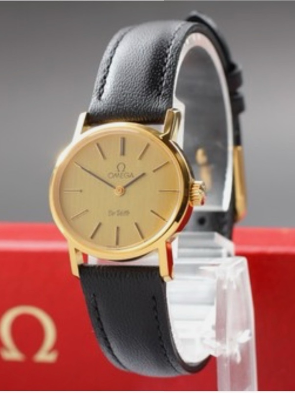 Vintage Omega De Ville Cal. 625 Gold Hand Winding Women's Watch